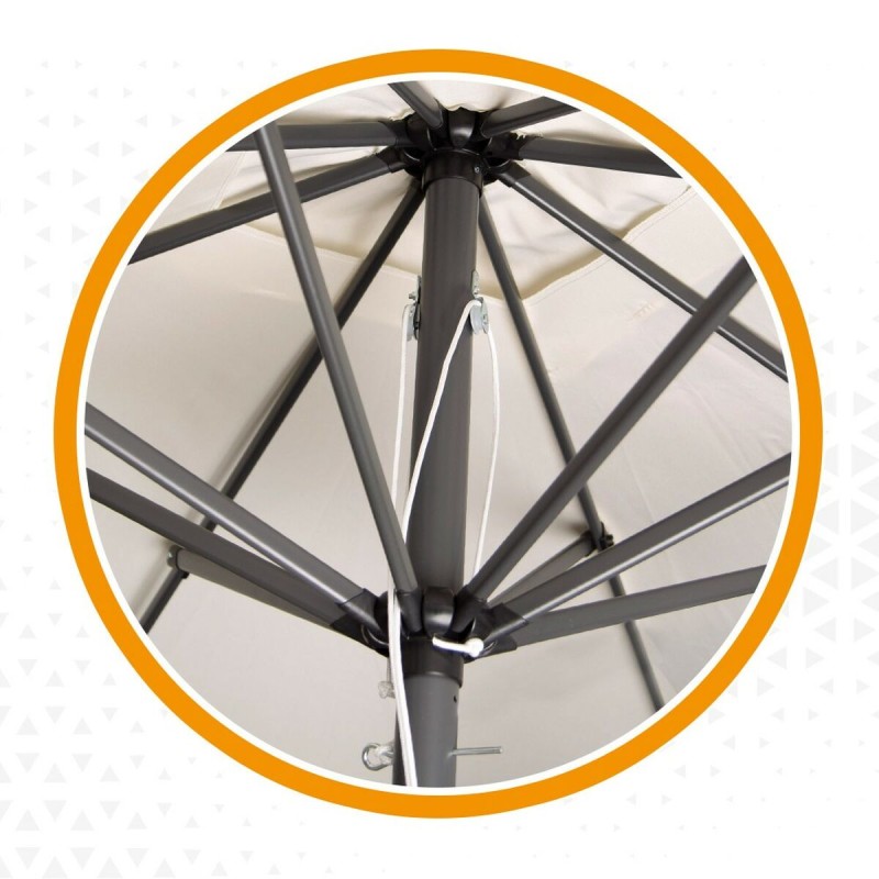 Aktive Parapluie Aktive Crème 270 x 261 x 270 cm