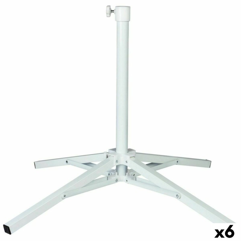 Aktive Base pour parapluie Aktive Blanc Métal 65 x 60,5 x 65 cm (6 Unités)