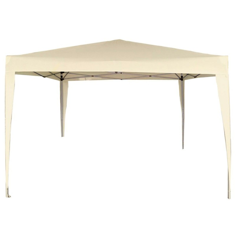Aktive Gazebo Aktive 300 x 240 x 300 cm Acciaio Crema Plastica