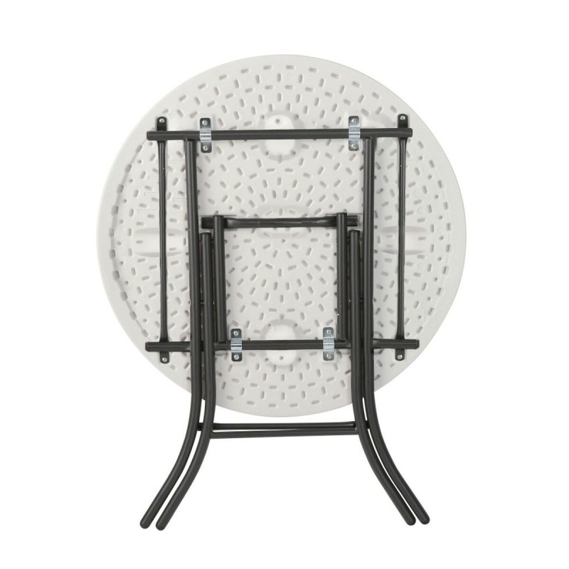 Lifetime Tavolo aggiuntivo Lifetime Bianco 83,5 x 73,5 x 83,5 cm Acciaio Plastica