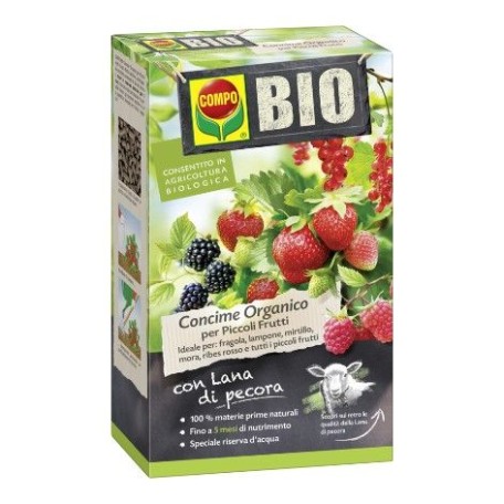 Compo Bio Concime Per Piccoli Frutti Organico 750gr