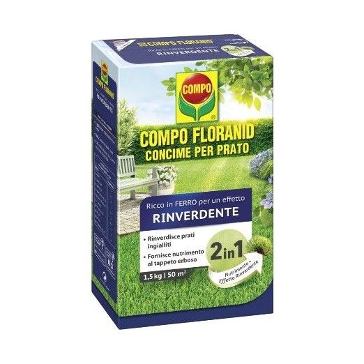 Compo Floranid Concime Rinverdente Per Prato Granulare 3Kg