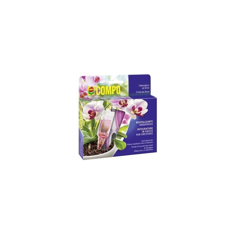 Concime Compo nutrimento in gocce per orchidee 5 x 30 ml