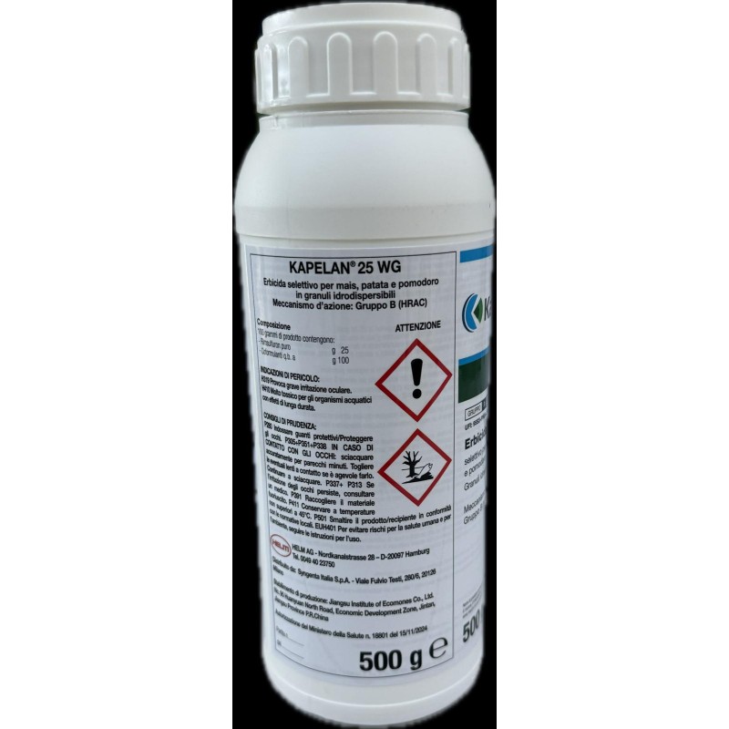 Syngenta Kapelan 25WG Syngenta (Titus) Erbicida Post Emergenza Selettivo Patata e Pomodoro 500gr