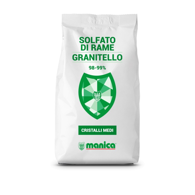 Manica Manica Solfato Di Rame Granitello 98-99% Solfato Di Rame Solubile 10kg