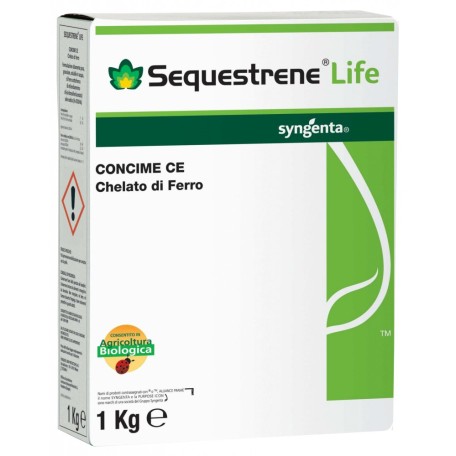 Sequestrene Life Syngenta Chelato Di Ferro 7% Clorosi Concime Biologico