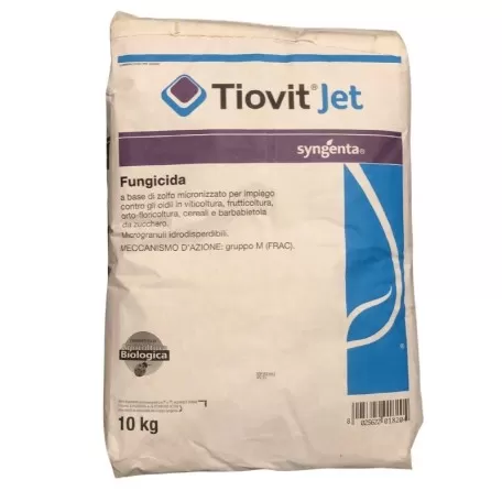 Tiovit Jet Syngenta fungicida biologico zolfo bagnabile 10 kg