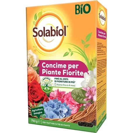Solabiol Concime Per Piante Fiorite Biologico Natural Booster  750g