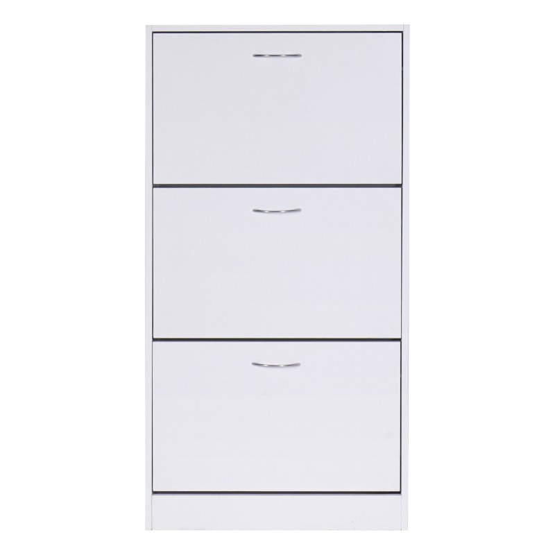  Scarpiera Salvaspazio 3 ante Bianca