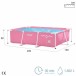 Intex Piscine Démontable Intex 220 x 150 x 60 cm Rose 1662 L