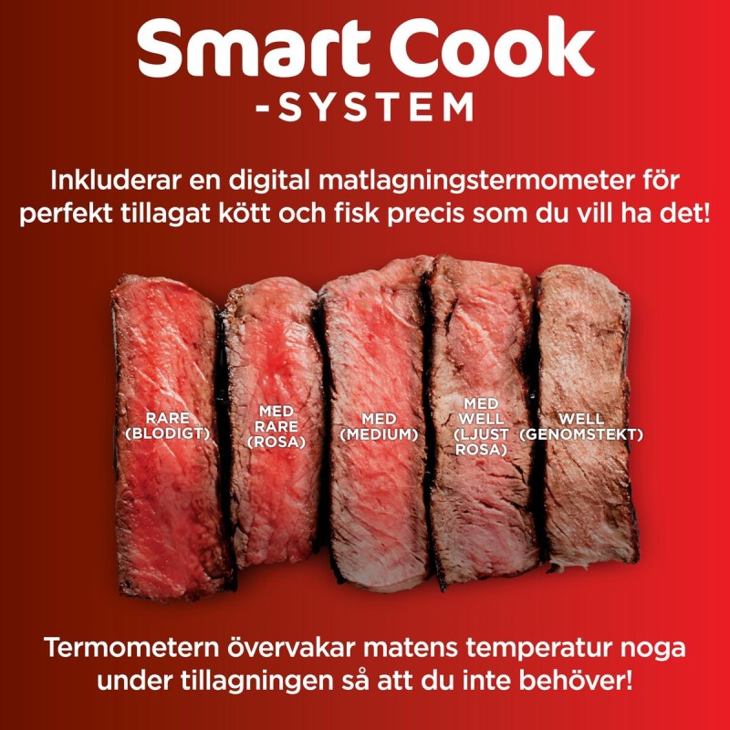 NINJA Barbecue Portatile NINJA AG351EU 5EN1 Metallo Acciaio inossidabile