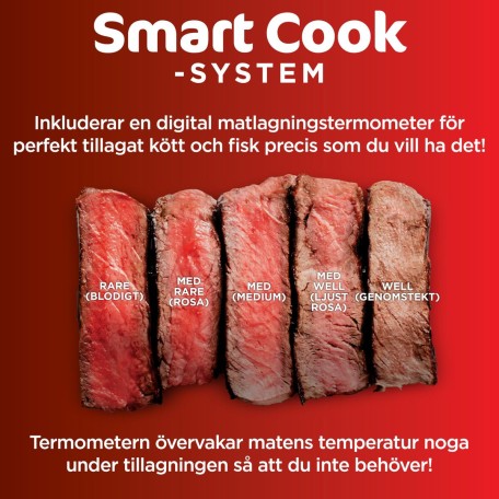 Barbecue Portatile NINJA AG351EU 5EN1 Metallo Acciaio inossidabile