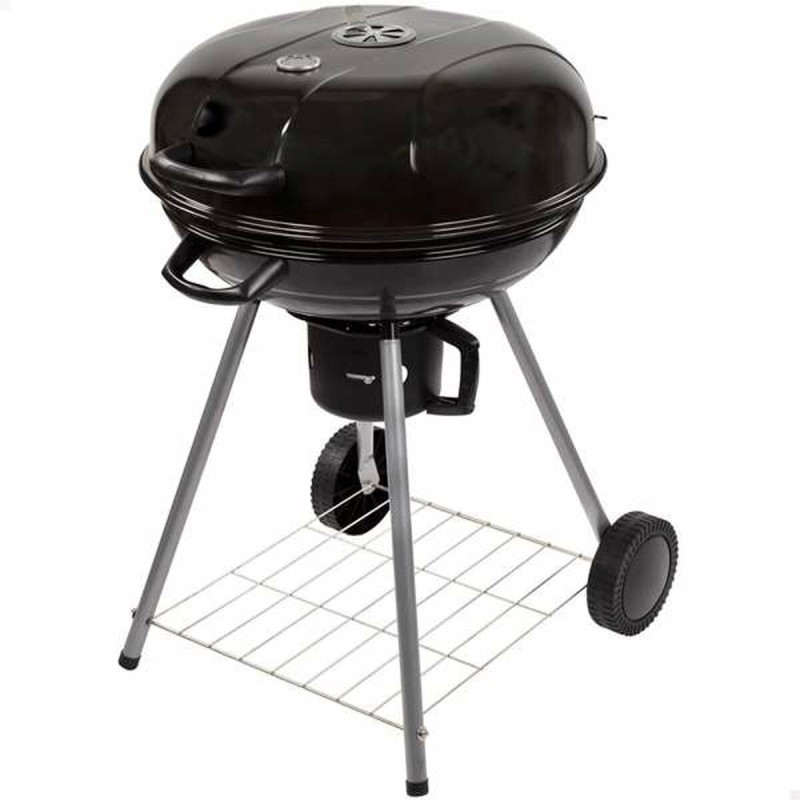 Aktive Roues de barbecue au charbon de bois Aktive Textilene 57 x 86 cm Noir