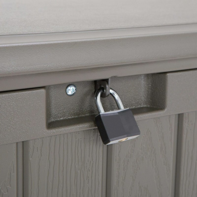 Lifetime Cassapanca da esterno Lifetime Marrone 440 L Plastica 127 x 64 x 67 cm