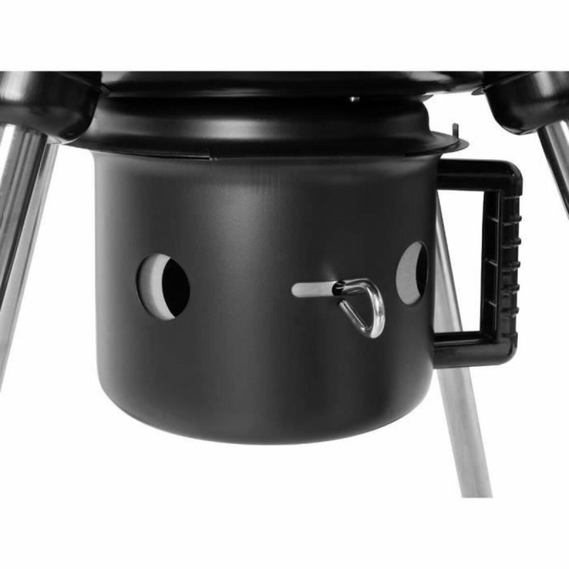 Fieldmann Barbecue à Charbon avec Couvercle et Roulettes Fieldmann FZG 1004 Noir Rond