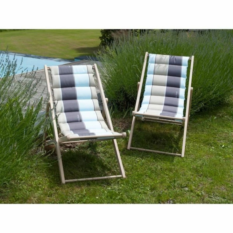 Jardin Prive Chaise de jardin Jardin Prive I Love 106 x 55 x 95 cm Gris Bois de hêtre