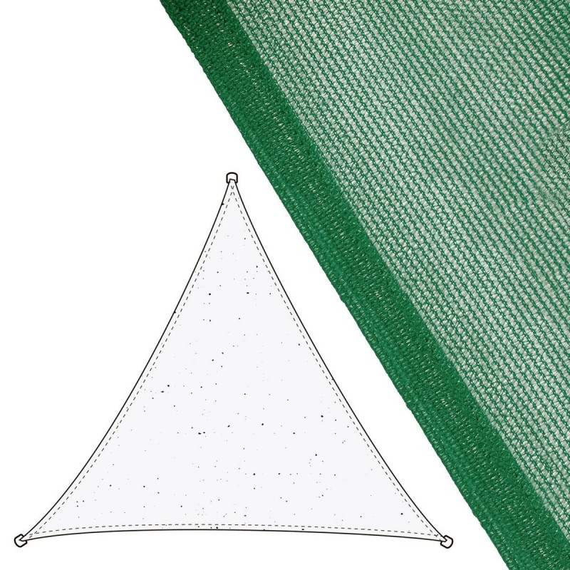 BigBuy Home Voile d'ombrage Vela sombreo Vert 500 x 500 x 0,5 cm Auvent
