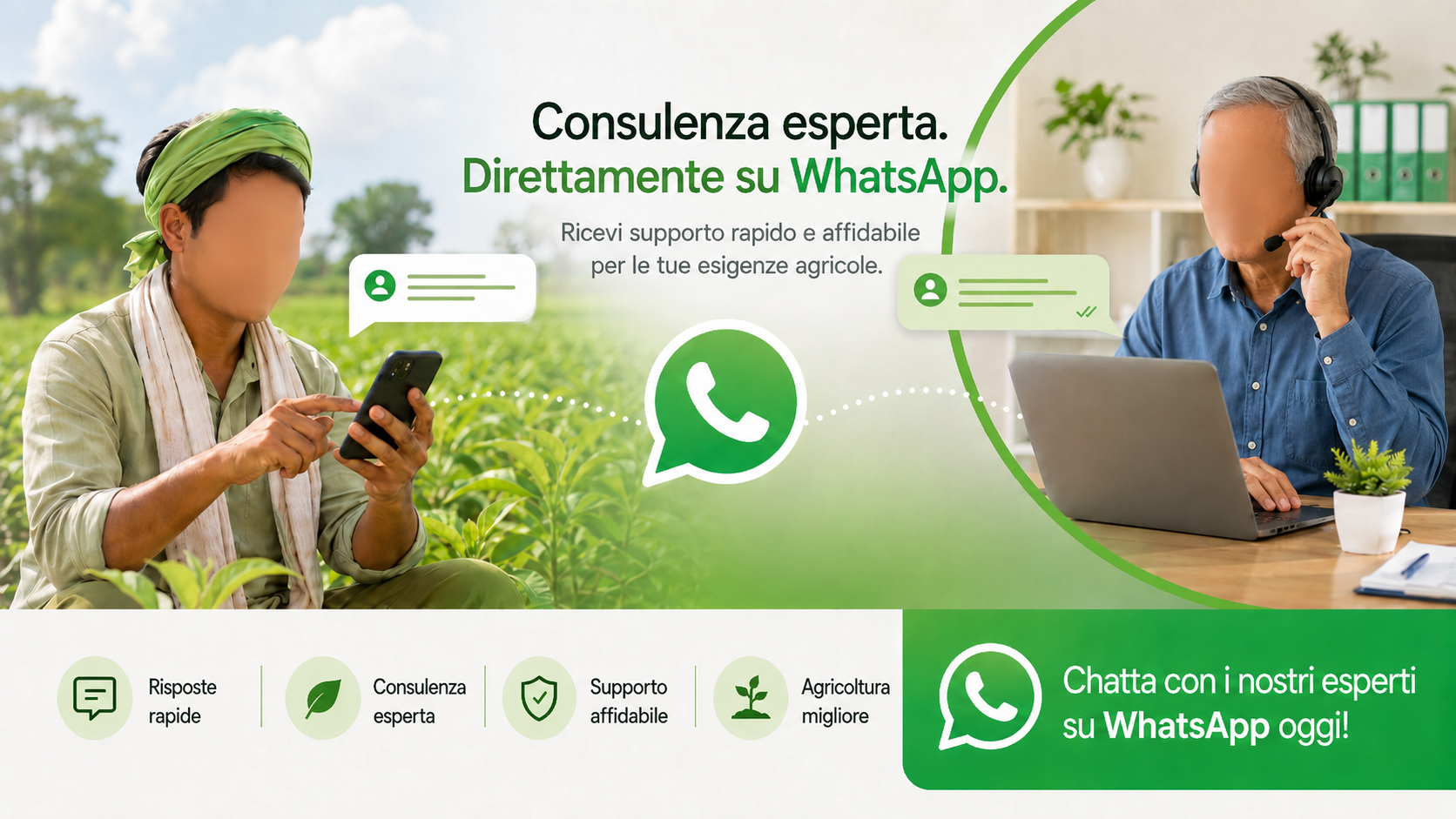 Consulenza agronomica gratuita su WhatsApp FarmagricolaWeb