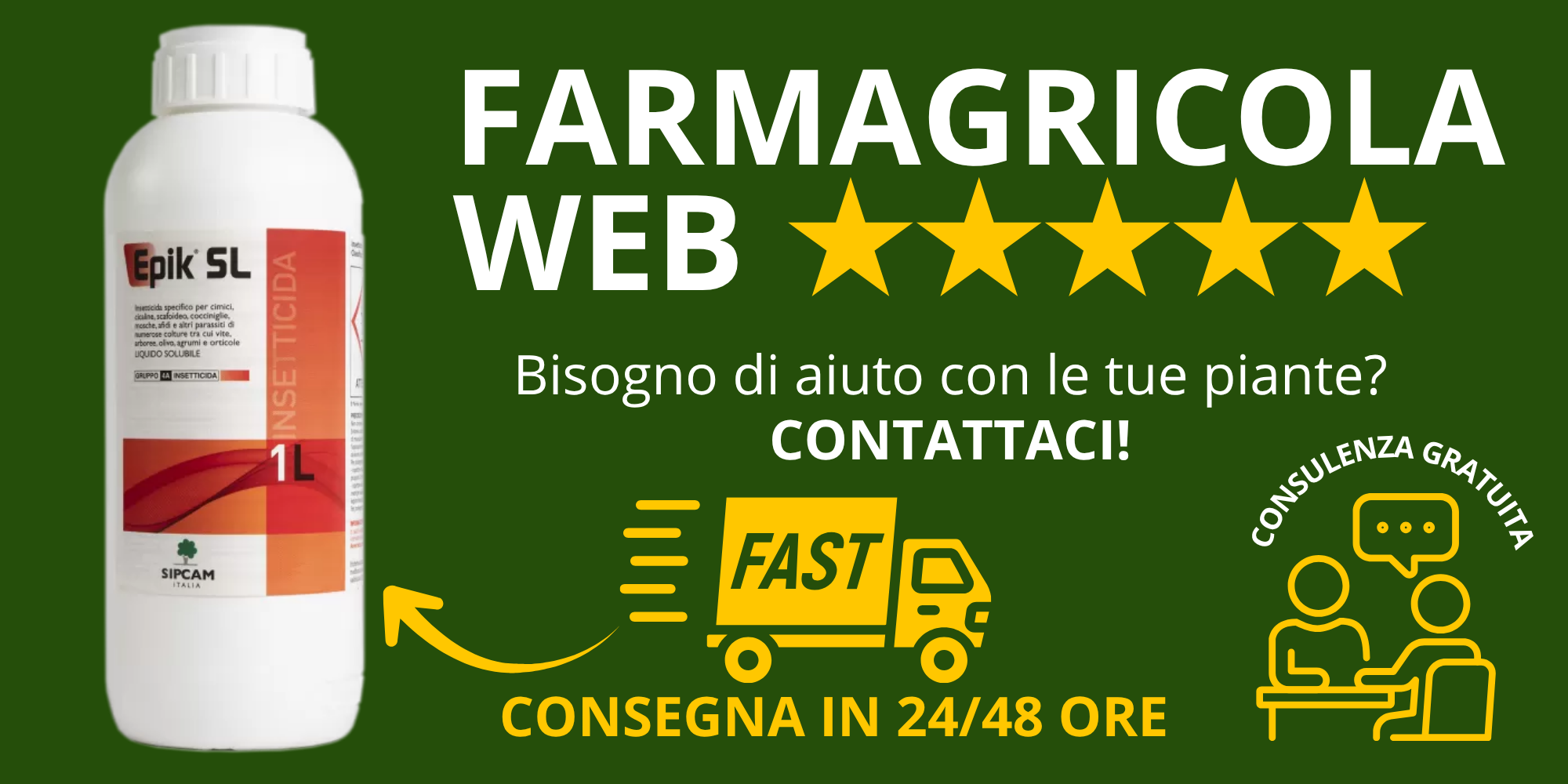 Epik SL Sipcam FarmagricolaWeb consulenza gratuita e consegna rapida