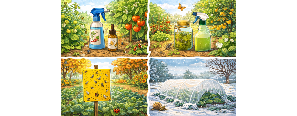 Cosa usare contro gli insetti nell’orto: rimedi per ogni stagione