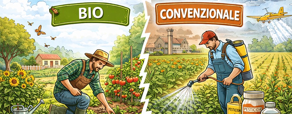 Differenza tra agricoltura biologica e convenzionale: cosa sapere