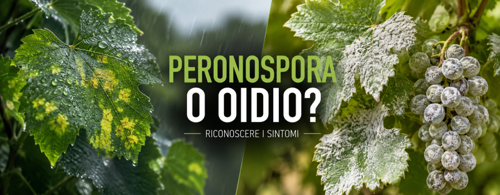 Peronospora o oidio? Come distinguere i sintomi e scegliere la strategia giusta